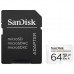 Карта пам'яті SanDisk 64GB microSDXC class 10 UHS-I U3 V30 High Endurance (SDSQQNR-064G-GN6IA)