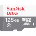 Карта пам'яті SanDisk 128GB microSDHC class 10 UHS-I Ultra (SDSQUNR-128G-GN3MA)