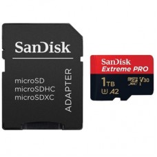 Карта памяти SanDisk 1 TB microSDXC UHS-I U3 Extreme Pro+SD Adapter (SDSQXCD-1T00-GN6MA)