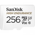 Карта пам'яті SanDisk 256GB microSD class 10 UHS-I U3 V30 High Endurance (SDSQQNR-256G-GN6IA)