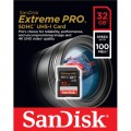 Карта пам'яті SanDisk 32GB SD class 10 UHS-I U3 V30 Extreme PRO (SDSDXXO-032G-GN4IN)