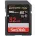 Карта памяти SanDisk 32GB SD class 10 UHS-I U3 V30 Extreme PRO (SDSDXXO-032G-GN4IN)