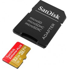 Карта пам'яті SanDisk 32GB microSD class 10 V30 Extreme PLUS (SDSQXBG-032G-GN6MA)