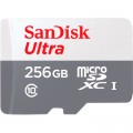 Карта пам'яті SanDisk 256GB microSDXC class 10 UHS-I Ultra (SDSQUNR-256G-GN3MN)