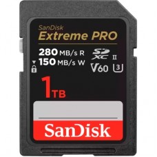 Карта пам'яті SanDisk 1TB SDXC class 10 UHS-II U3 V60 Extreme Pro (SDSDXEP-1T00-GN4IN)