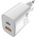 Зарядний пристрій Sigma 1xUSB-C PD33W + 1xUSB QC3.0 GaN X-power PS33-01 white (4827798527719)