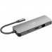 Концентратор Silicon Power USB-C 8-in-1 SR30 Silver Aluminum (SPU3C08DOCSR300G)