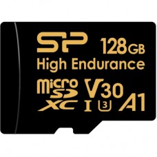Карта памяти Silicon Power 128GB microSDXC class 10 UHS-I U3 V30 A1 High Endurance (SP128GBSTXDV3V1HSP)