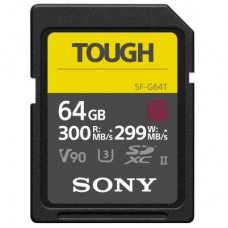 Карта памяти Sony 64GB SDXC class 10 UHS-II U3 V90 Tough (SF64TG)