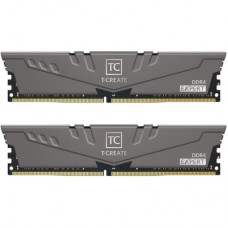 Модуль памяти для компьютера DDR4 16GB (2x8GB) 3200 MHz T-Create Expert Gray Team (TTCED416G3200HC16FDC01)