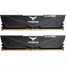 Модуль пам'яті для комп'ютера DDR5 32GB (2x16GB) 6000 MHz T-Force Vulcan Black Team (FLBD532G6000HC38JDC01)
