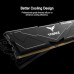 Модуль пам'яті для комп'ютера DDR5 32GB (2x16GB) 6000 MHz T-Force Vulcan Black Team (FLBD532G6000HC38JDC01)