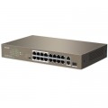 Коммутатор сетевой Tenda TEF1118P-16-150W
