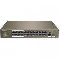 Коммутатор сетевой Tenda TEF1126P-24-250W