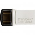 USB флеш накопичувач Transcend 32GB JetFlash 890S Silver USB 3.1 (TS32GJF890S)
