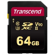 Карта памяти Transcend 64GB SDXC class 10 UHS-II U3 V90 MLC (TS64GSDC700S)