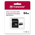 Карта пам'яті Transcend 64GB microSDXC class 10 UHS-I U1 High Endurance (TS64GUSD350V)