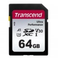 Карта пам'яті Transcend 64GB SD class 10 UHS-I U3 4K (TS64GSDC340S)