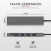 Концентратор Trust HALYX FAST 3USB+CARD READER USB-C ALUMINIUM (24191_TRUST)