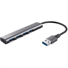 Концентратор Halyx 4-Port USB-A 3.2 Grey Trust (24947_TRUST)