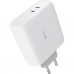 Зарядний пристрій Trust Maxo 65W 2xUSB-C PD white (25381_TRUST)