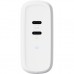 Зарядний пристрій Trust Maxo 65W 2xUSB-C PD white (25381_TRUST)