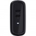 Зарядний пристрій Trust Maxo 65W 2xUSB-C PD black (25380_TRUST)