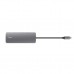 Концентратор Trust USB-C 8-in1 1xUSB-А 3.2/USB-A 2.0/2xUSB-С/HDMI/Ehernet/SD/microSD aluminium 0.15m grey (25672_TRUST)