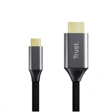 Кабель мультимедійний USB-C to HDMI M 2.0m black Trust (25630_TRUST)