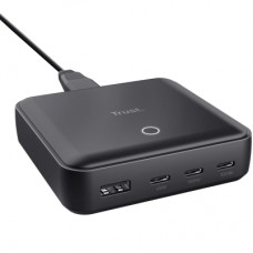 Зарядний пристрій Trust 3xUSB-C + USB-A 100W PD black (25242_TRUST)