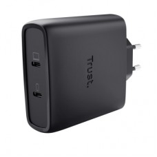 Зарядний пристрій Trust 2xUSB-C 100W GaN PD/PPS black (25527_TRUST)