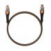 Дата кабель USB-C to USB-C 0.75m v3.2 240W Rugged double braided nylon black+orange UAG (9B4415114097)