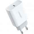 Зарядний пристрій Ugreen CD137 Type-C PD 20W Charger (White) (60450)
