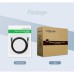 Кабель мультимедийный HDMI to HDMI 1.0m HD101 Round (Yellow/Black) Ugreen (10115)