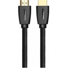 Кабель мультимедийный HDMI to HDMI 1.0m HD118 Nylon Braid (Black) Ugreen (40408)