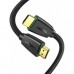 Кабель мультимедийный HDMI to HDMI 1.0m HD118 Nylon Braid (Black) Ugreen (40408)