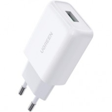Зарядное устройство Ugreen CD122 18W USB QC 3.0 Charger (White) (10133)