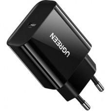 Зарядное устройство Ugreen CD137 20W Type-C PD Charger (Black) (10191)
