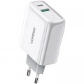 Зарядний пристрій Ugreen CD170 36W USB + Type-C Charger (White) (60468)