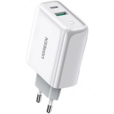 Зарядное устройство Ugreen CD170 36W USB + Type-C Charger (White) (60468)