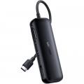 Переходник USB2.0 Type-C to VGA V1.2/HDMI V2.0b/DP V1.2a CM260 black Ugreen (60568)