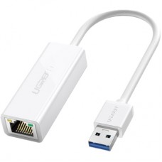 Переходник USB 3.0 to Ethernet RJ45 1000 Mb CR111 White Ugreen (20255)