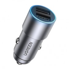 Зарядний пристрій Ugreen USB-A Dual 24W QC Grey (CD130) (50592)