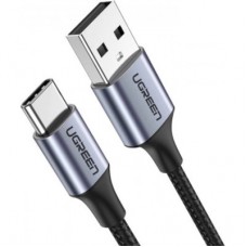 Дата кабель USB 2.0 AM to Type-C 3.0m 3.0A 18W US288 Space Gray Ugreen (60408)