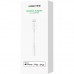 Перехідник Lightning to 3.5 mm 0.1m Headphone Jack Adapter Model US212 white Ugreen (30759)