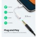 Перехідник Lightning to 3.5 mm 0.1m Headphone Jack Adapter Model US212 white Ugreen (30759)