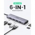 Концентратор Ugreen USB3.1 Type-C to HDMI 4K60Hz/USB 3.0х2/SD/TF/PD 100W 5-in-1 CM511 (60383)