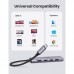 Концентратор Ugreen USB3.1 Type-C to HDMI 4K60Hz/USB 3.0х2/SD/TF/PD 100W 5-in-1 CM511 (60383)