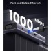 Концентратор Ugreen USB3.1 Type-C to HDMI/VGA/USB 3.0х3/RJ45/SD/TF/PD/35мм TRRS 100W 10-in-1 (15601)