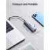 Концентратор Ugreen USB 3.0 to 3xUSB 3.0/RJ45/Micro USB CM266 Gray (60812)
